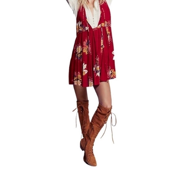 Free People Lovely Day Floral Print Tunic/Dress - Size S - Picture 4 of 11